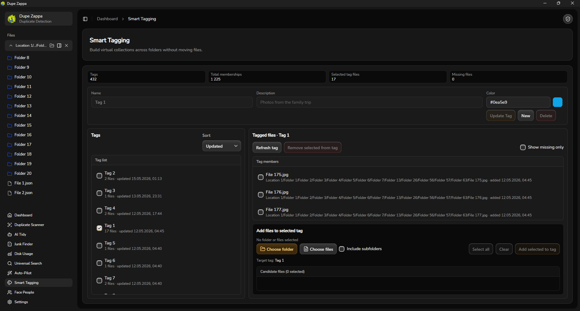 Smart Tagging and Virtual Collections